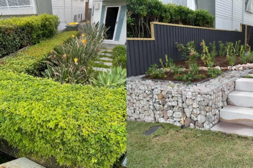 Residential Retaining Wall & Garden Makeover